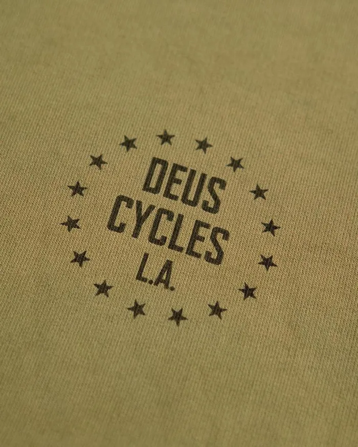 Men Sunrise Crew 8211 Olive Drab Deus Ex Machina HoodiesFleece Men Sunrise Crew 8211 Olive Drab Deus Ex Machina HoodiesFleece