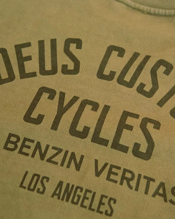 Men Sunrise Crew 8211 Olive Drab Deus Ex Machina HoodiesFleece Men Sunrise Crew 8211 Olive Drab Deus Ex Machina HoodiesFleece