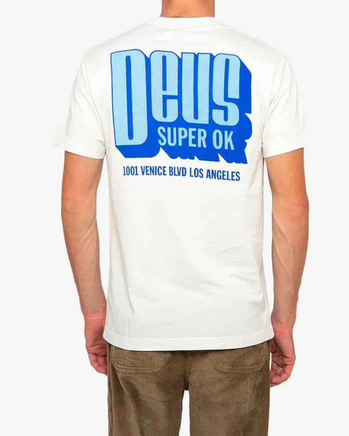 Men Swarmies Tee 8211 Vintage White Deus Ex Machina Tees Men Swarmies Tee 8211 Vintage White Deus Ex Machina Tees