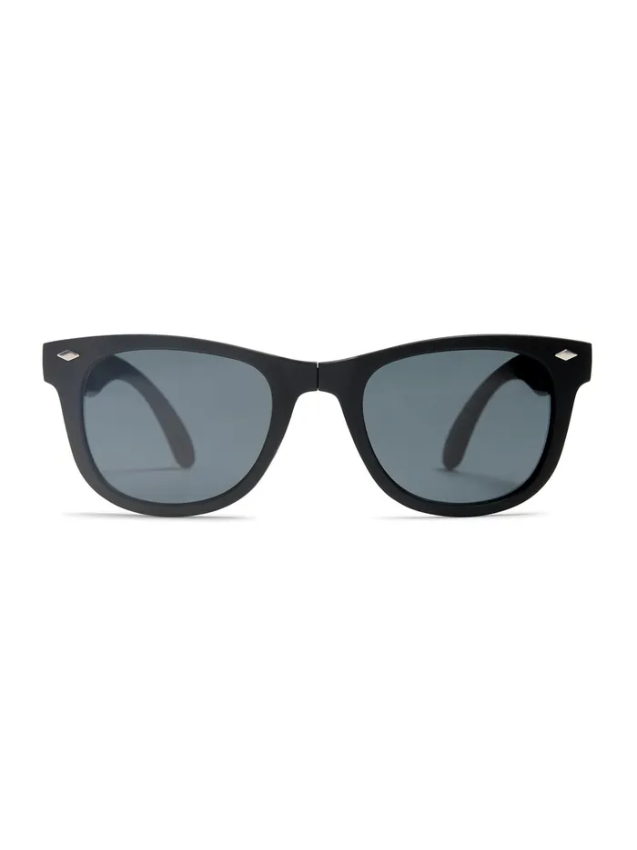 Men Swim Faherty All Day Foldable Sunglasses Rubberized Black Men Swim Faherty All Day Foldable Sunglasses Rubberized Black