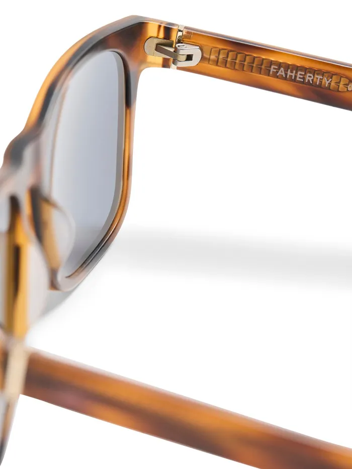 Men Swim Faherty Duke Sunglasses Matte Tortoise Men Swim Faherty Duke Sunglasses Matte Tortoise