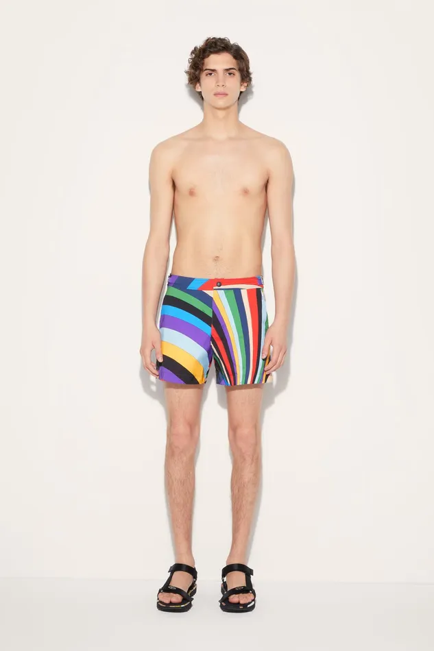 Men Swimwear PUCCI IridePrint Swim Shorts