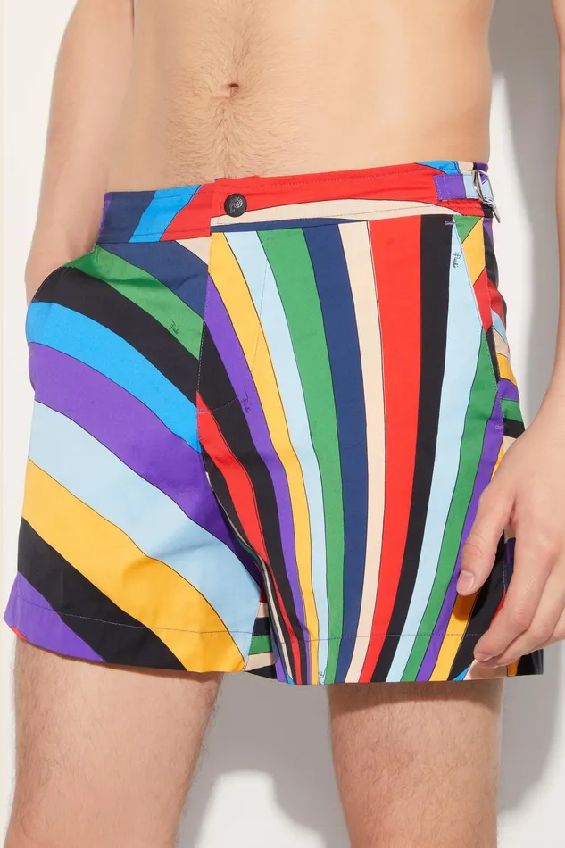 Men Swimwear PUCCI IridePrint Swim Shorts