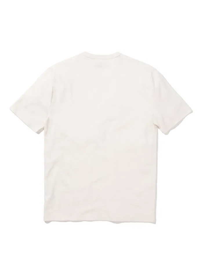 Men TShirts and Henleys Faherty Maui ShortSleeve Crew TShirt White