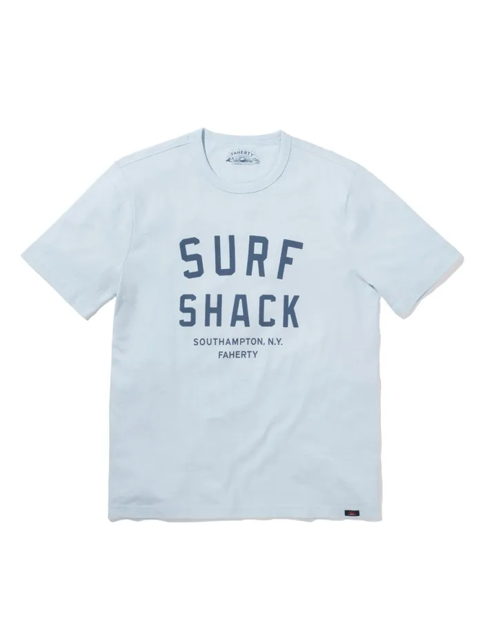 Men TShirts and Henleys Faherty Southampton ShortSleeve Crew TShirt Blue Oasis Men TShirts and Henleys Faherty Southampton ShortSleeve Crew TShirt Blue Oasis