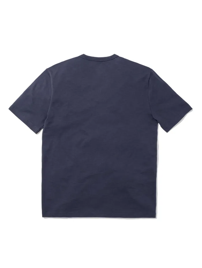 Men TShirts and Henleys Faherty Spring Lake ShortSleeve Crew TShirt Dune Navy