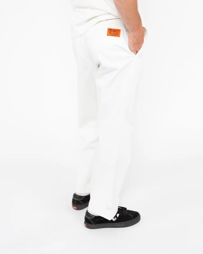 Men Taylor Record Pant 8211 Vintage White Deus Ex Machina Pants Men Taylor Record Pant 8211 Vintage White Deus Ex Machina Pants