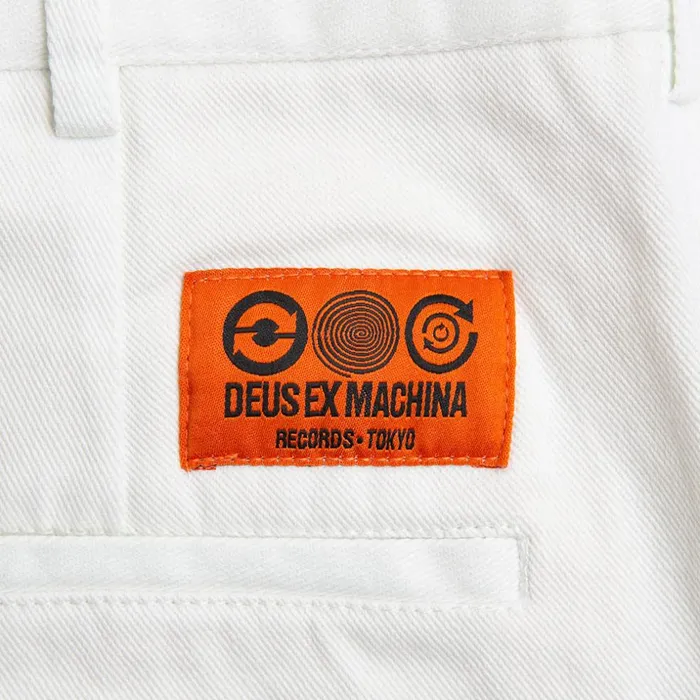 Men Taylor Record Pant 8211 Vintage White Deus Ex Machina Pants Men Taylor Record Pant 8211 Vintage White Deus Ex Machina Pants