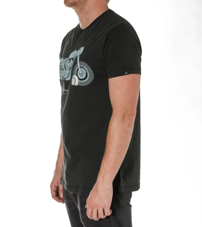 Men The Lips Tee 8211 Black Deus Ex Machina Tees Men The Lips Tee 8211 Black Deus Ex Machina Tees