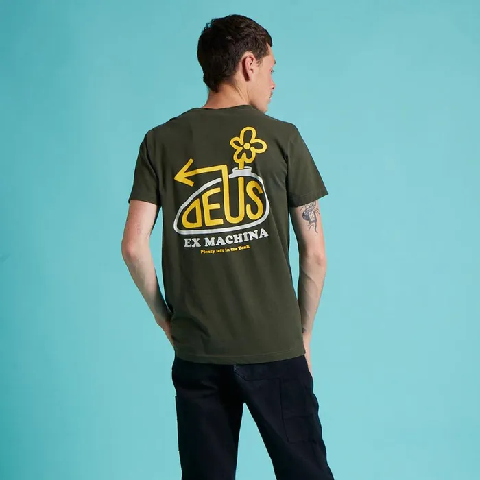 Men Thirst Tee 8211 Leaf Marle Deus Ex Machina Tees Men Thirst Tee 8211 Leaf Marle Deus Ex Machina Tees