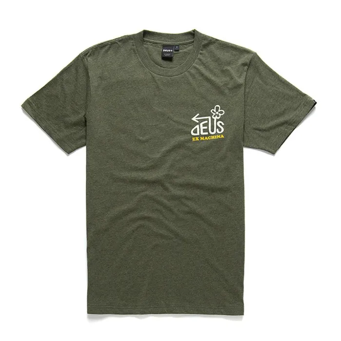 Men Thirst Tee 8211 Leaf Marle Deus Ex Machina Tees Men Thirst Tee 8211 Leaf Marle Deus Ex Machina Tees