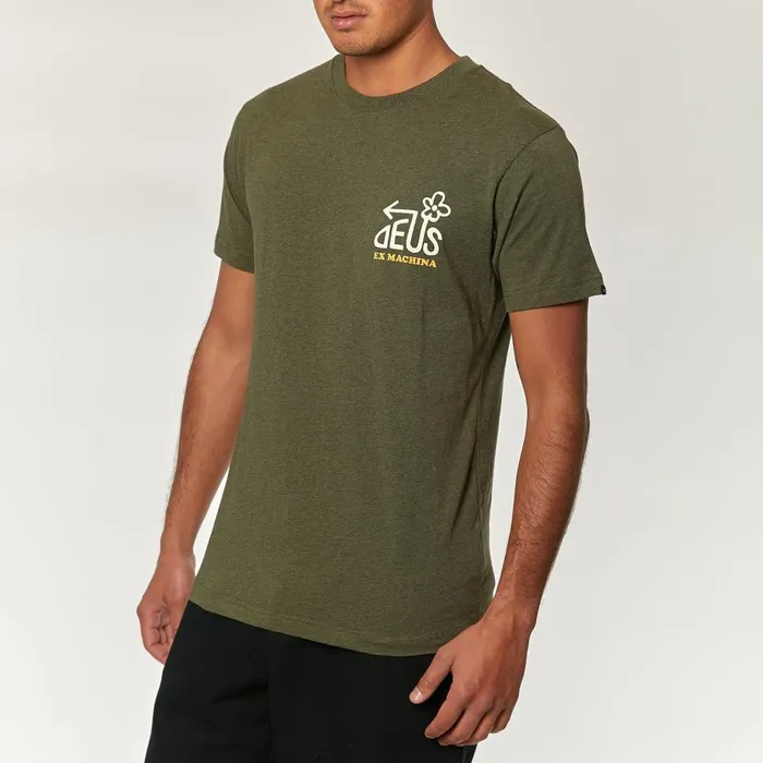 Men Thirst Tee 8211 Leaf Marle Deus Ex Machina Tees Men Thirst Tee 8211 Leaf Marle Deus Ex Machina Tees