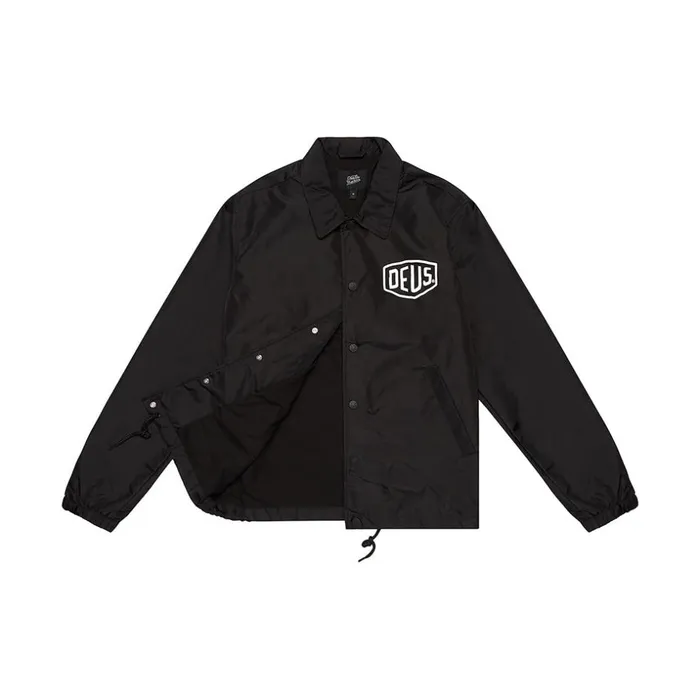 Men Tokyo Coach Jacket 8211 Black Deus Ex Machina Jackets Men Tokyo Coach Jacket 8211 Black Deus Ex Machina Jackets