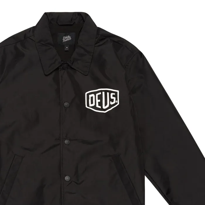 Men Tokyo Coach Jacket 8211 Black Deus Ex Machina Jackets Men Tokyo Coach Jacket 8211 Black Deus Ex Machina Jackets