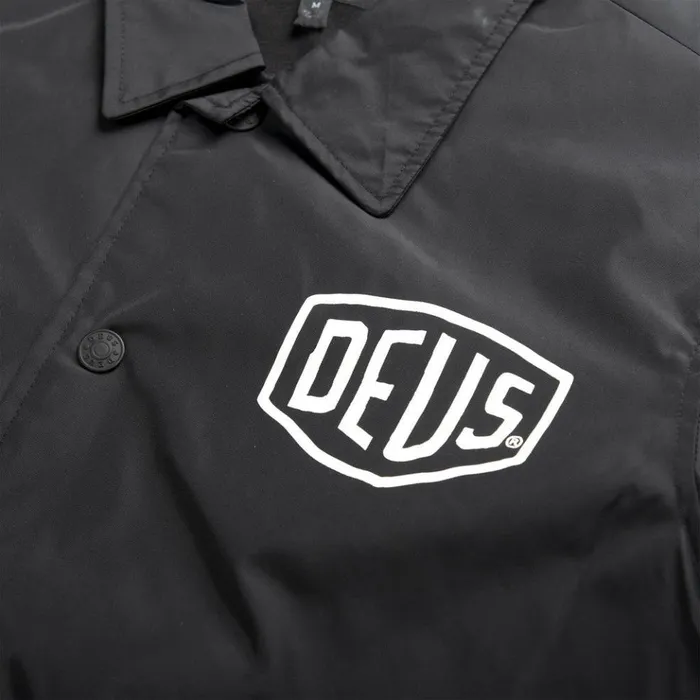 Men Tokyo Coach Jacket 8211 Black Deus Ex Machina Jackets Men Tokyo Coach Jacket 8211 Black Deus Ex Machina Jackets