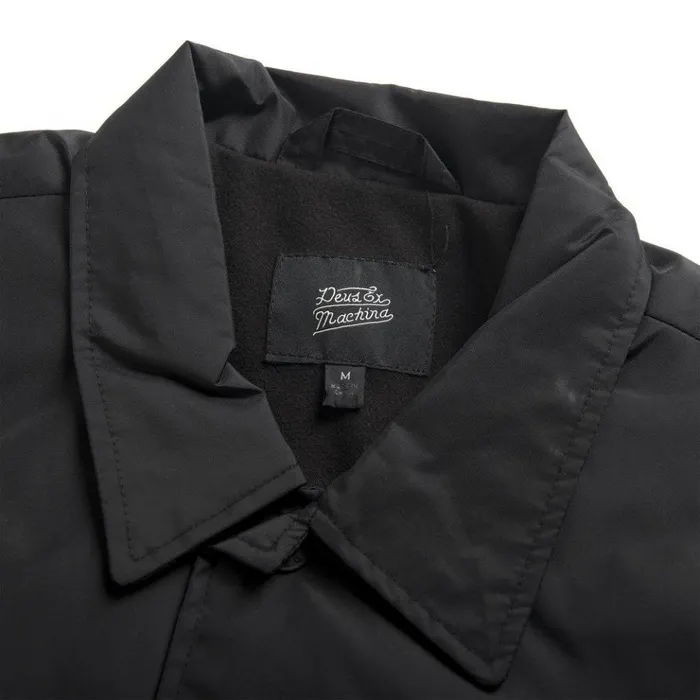 Men Tokyo Coach Jacket 8211 Black Deus Ex Machina Jackets Men Tokyo Coach Jacket 8211 Black Deus Ex Machina Jackets