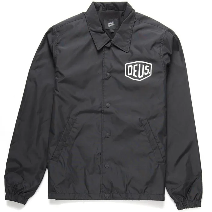Men Tokyo Coach Jacket 8211 Black Deus Ex Machina Jackets Men Tokyo Coach Jacket 8211 Black Deus Ex Machina Jackets