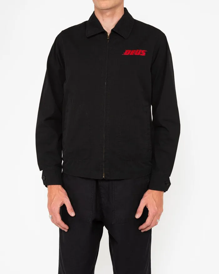 Men Traxx Jacket 8211 Black Deus Ex Machina Jackets