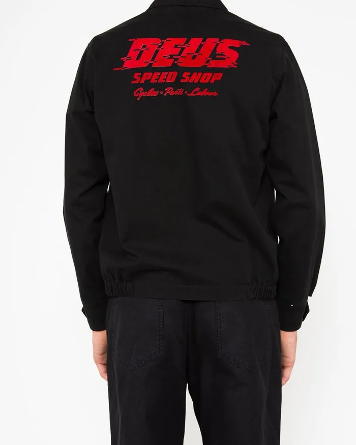 Men Traxx Jacket 8211 Black Deus Ex Machina Jackets Men Traxx Jacket 8211 Black Deus Ex Machina Jackets