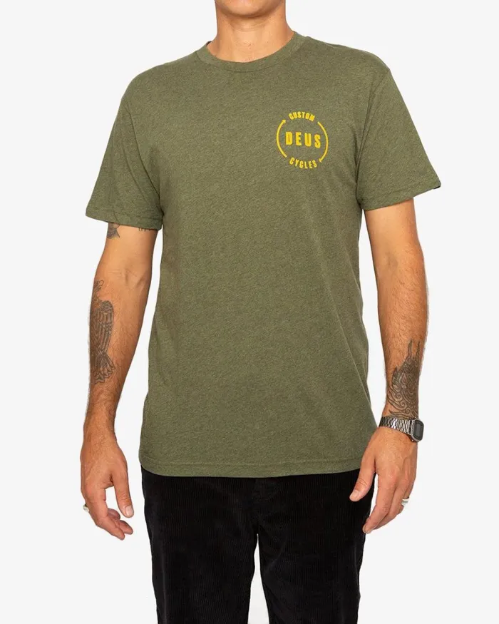 Men Turbulane Tee 8211 Leaf Marle Deus Ex Machina Tees