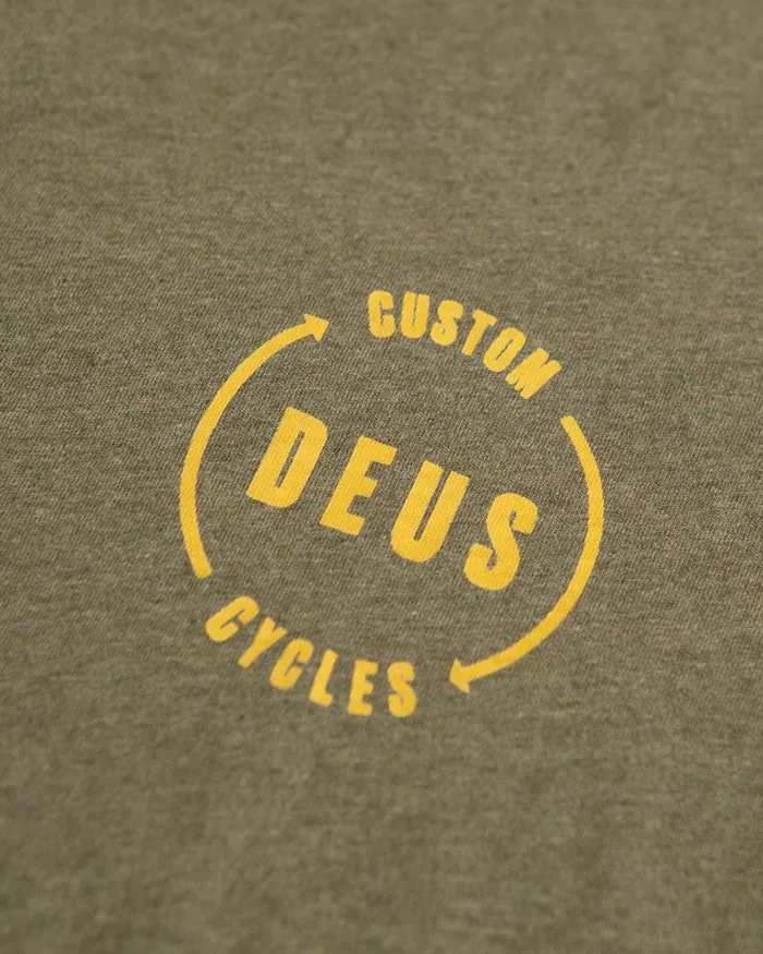 Men Turbulane Tee 8211 Leaf Marle Deus Ex Machina Tees Men Turbulane Tee 8211 Leaf Marle Deus Ex Machina Tees