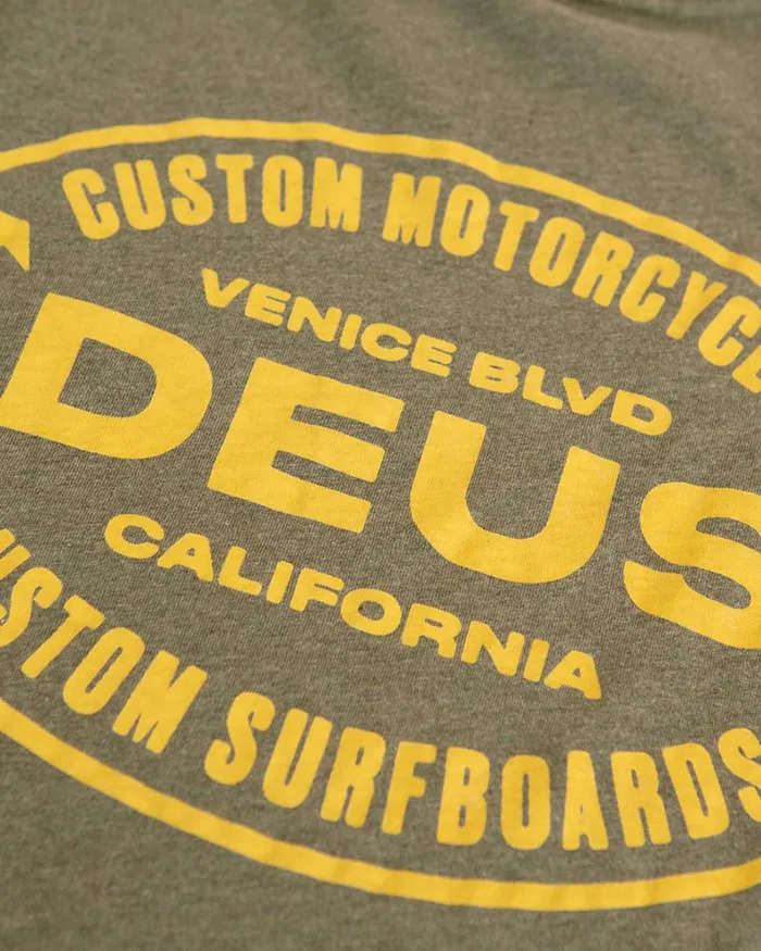 Men Turbulane Tee 8211 Leaf Marle Deus Ex Machina Tees Men Turbulane Tee 8211 Leaf Marle Deus Ex Machina Tees