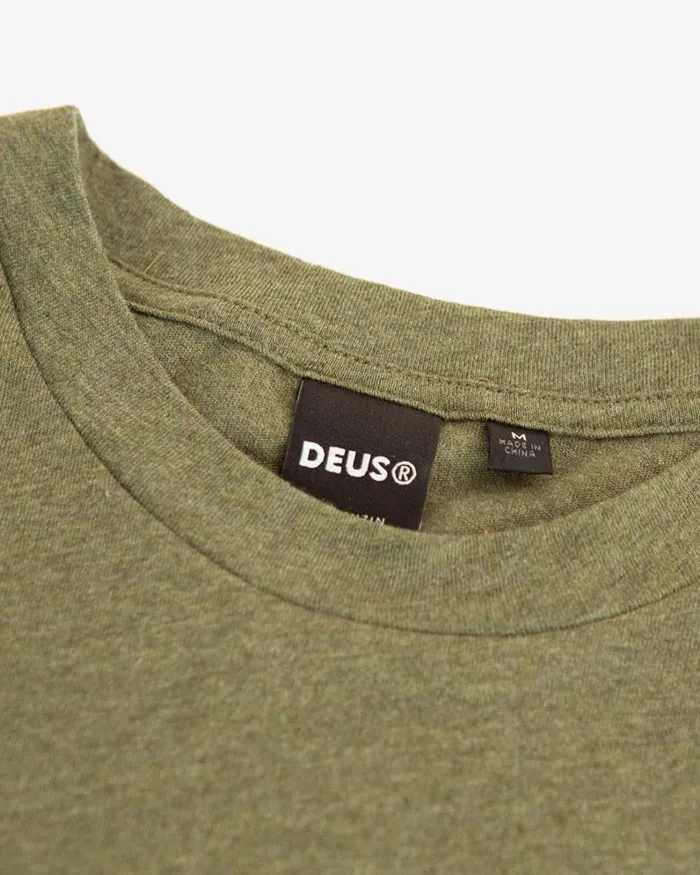 Men Turbulane Tee 8211 Leaf Marle Deus Ex Machina Tees Men Turbulane Tee 8211 Leaf Marle Deus Ex Machina Tees