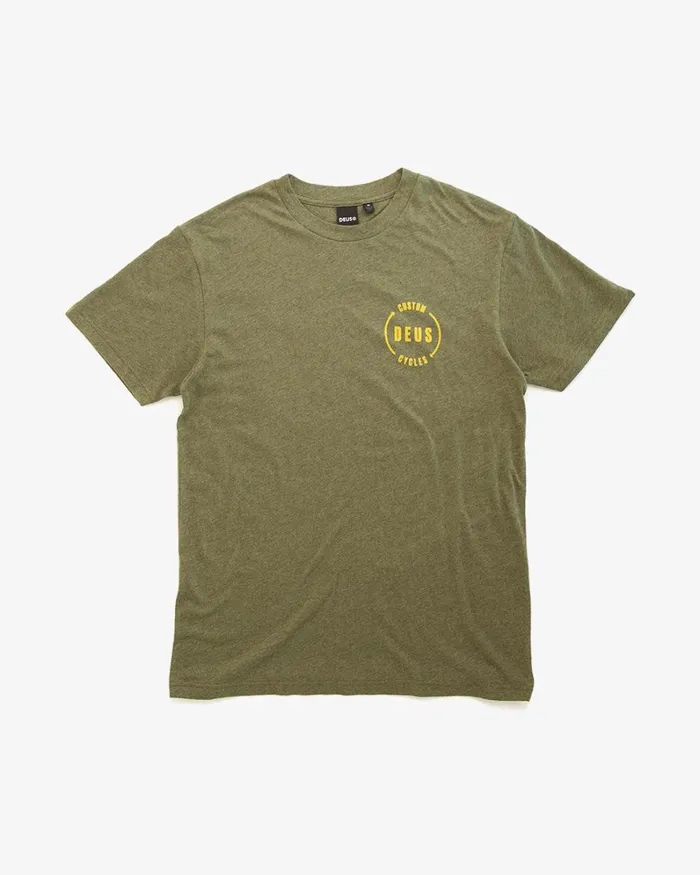 Men Turbulane Tee 8211 Leaf Marle Deus Ex Machina Tees Men Turbulane Tee 8211 Leaf Marle Deus Ex Machina Tees