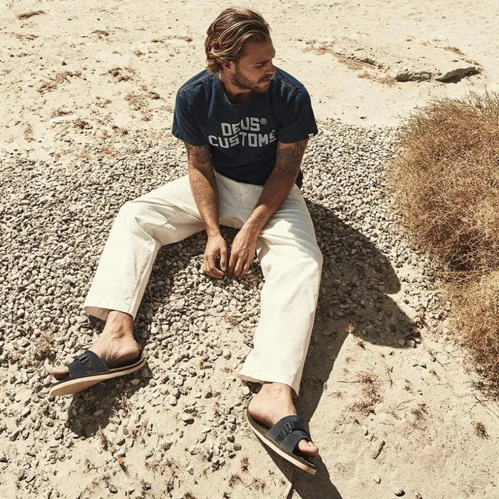 Men Twerkwear Indigo Tee 8211 Dark Indigo Deus Ex Machina Tees Men Twerkwear Indigo Tee 8211 Dark Indigo Deus Ex Machina Tees