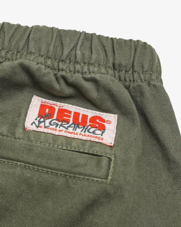Men Twill Long Pants 8211 Olive Deus Ex Machina Pants Men Twill Long Pants 8211 Olive Deus Ex Machina Pants