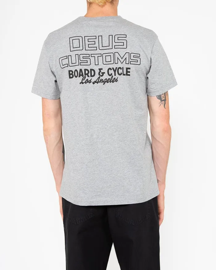 Men Vague Tee 8211 Grey Marle Deus Ex Machina Tees
