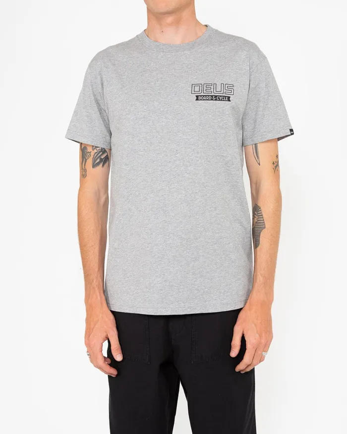 Men Vague Tee 8211 Grey Marle Deus Ex Machina Tees Men Vague Tee 8211 Grey Marle Deus Ex Machina Tees