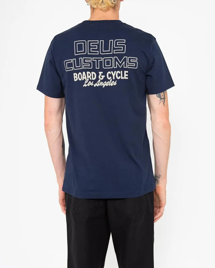 Men Vague Tee 8211 Navy Deus Ex Machina Tees