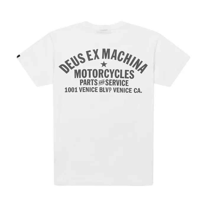 Men Venice Address 8211 White Deus Ex Machina Tees