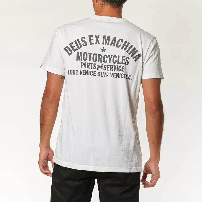 Men Venice Address 8211 White Deus Ex Machina Tees Men Venice Address 8211 White Deus Ex Machina Tees