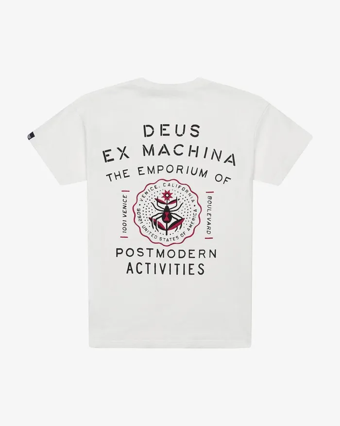Men Venice Address Tee 8211 Vintage White Deus Ex Machina Tees