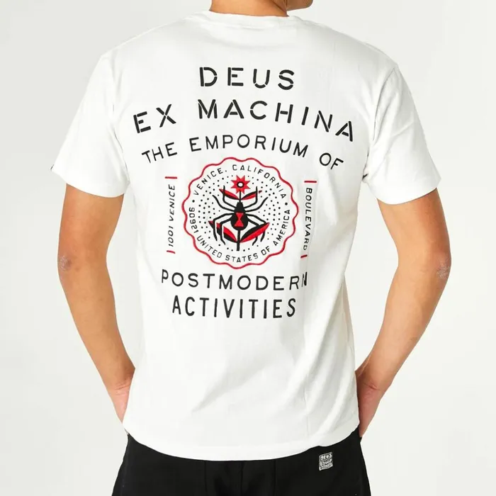 Men Venice Address Tee 8211 Vintage White Deus Ex Machina Tees Men Venice Address Tee 8211 Vintage White Deus Ex Machina Tees