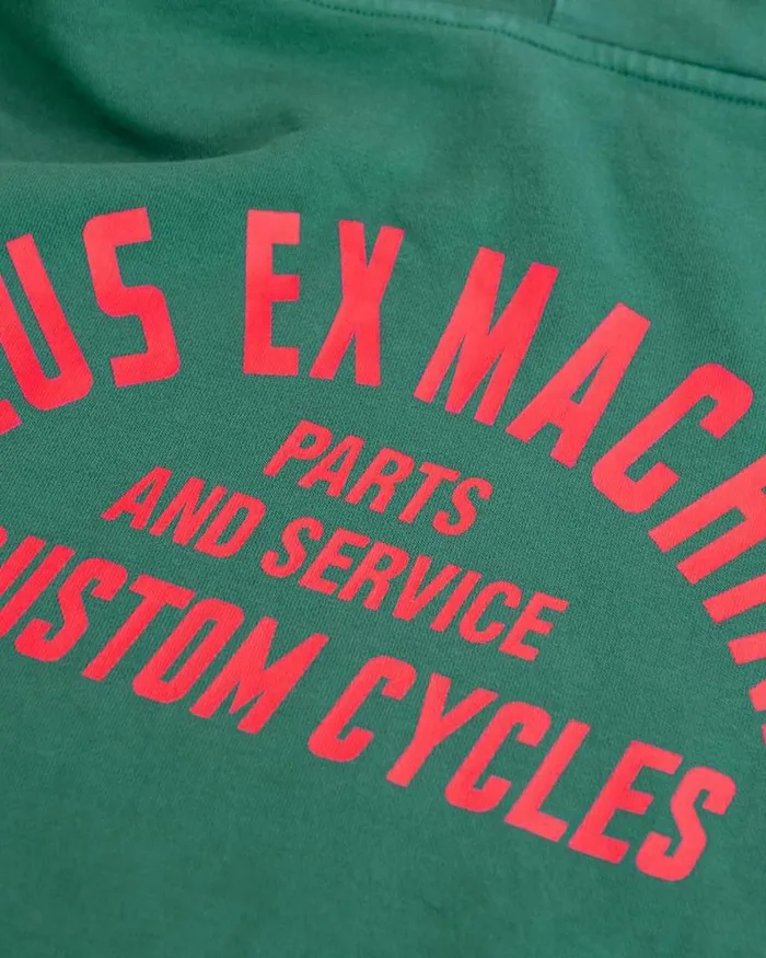 Men Wobbles Hood 8211 Jasper Green Deus Ex Machina HoodiesFleece Men Wobbles Hood 8211 Jasper Green Deus Ex Machina HoodiesFleece