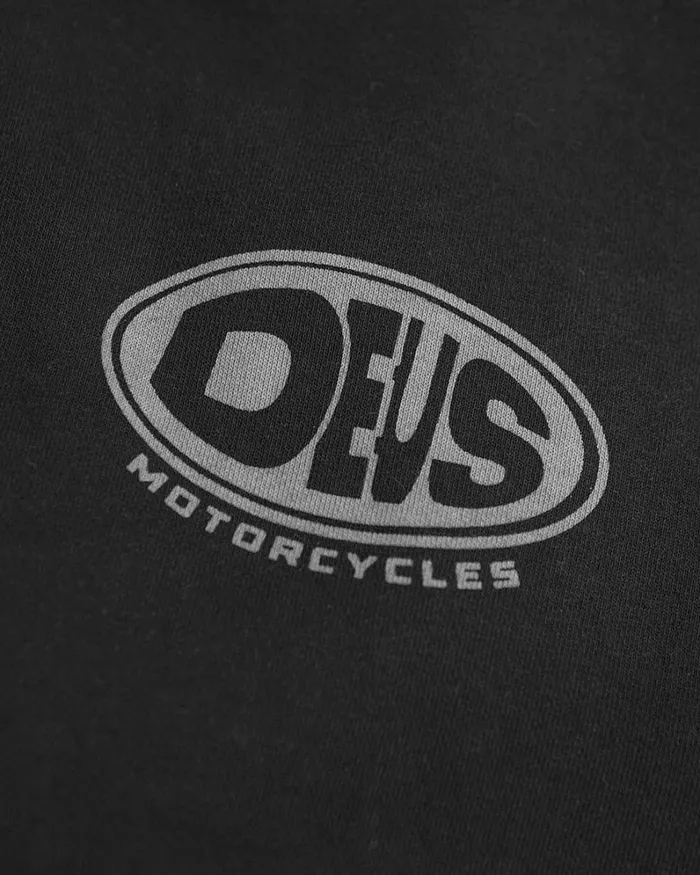 Men Wobbles Hood 8211 Phantom Black Deus Ex Machina HoodiesFleece Men Wobbles Hood 8211 Phantom Black Deus Ex Machina HoodiesFleece