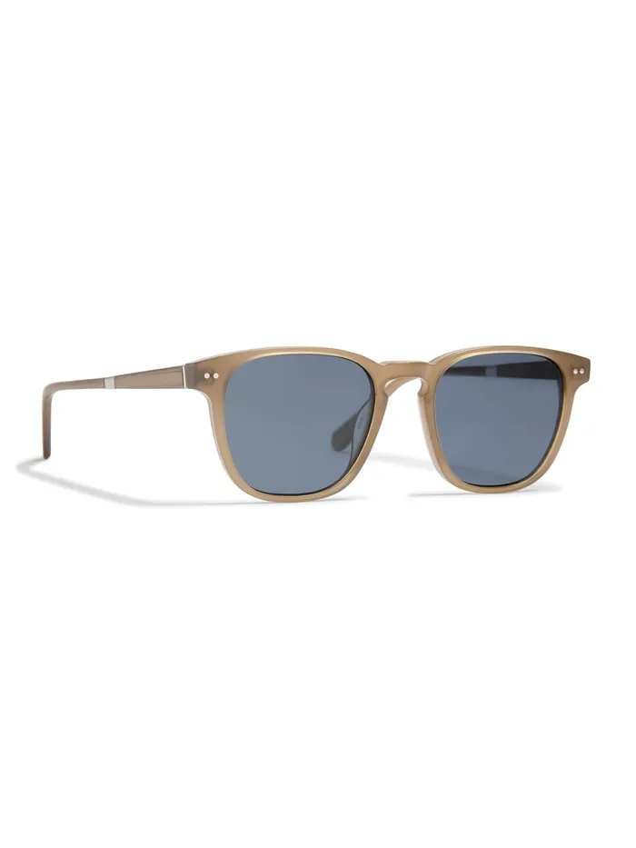 MenWomen Sunglasses Faherty August Sunglasses Milky Olive Grey