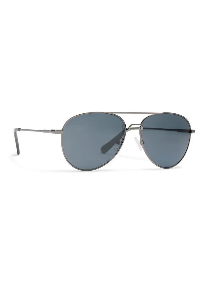 MenWomen Sunglasses Faherty Byron Sunglasses Gunmetal