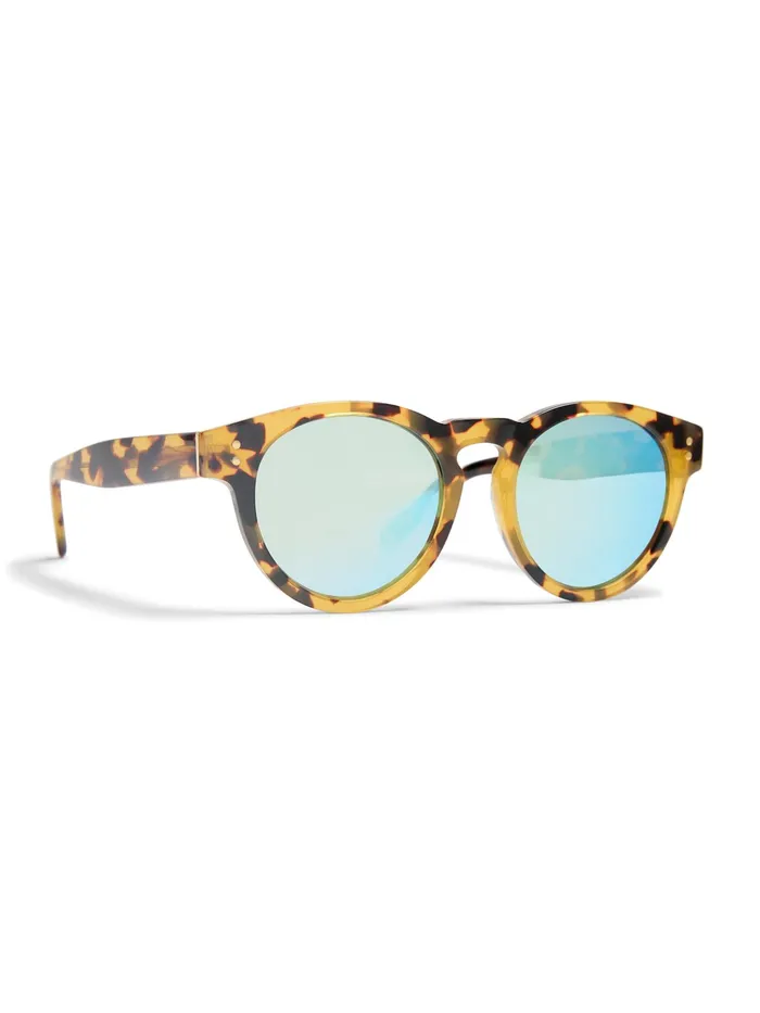 MenWomen Sunglasses Faherty Stinson Sunglasses Yellow Tortoise