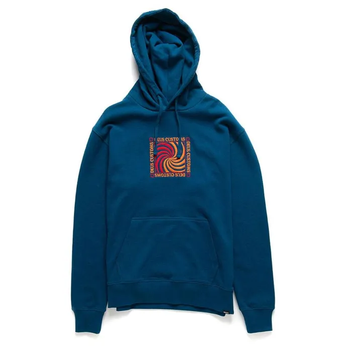 Men Yang Hoodie 8211 Moroccan Blue Deus Ex Machina HoodiesFleece