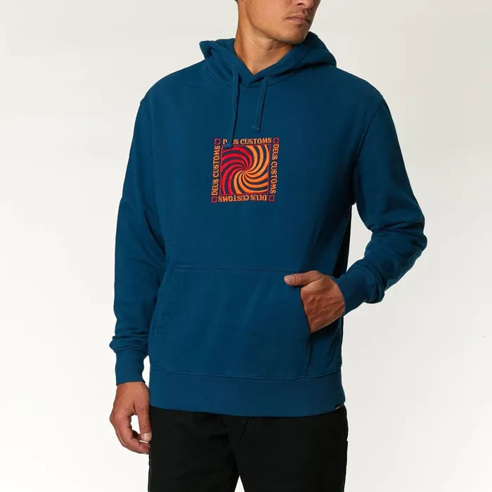 Men Yang Hoodie 8211 Moroccan Blue Deus Ex Machina HoodiesFleece Men Yang Hoodie 8211 Moroccan Blue Deus Ex Machina HoodiesFleece