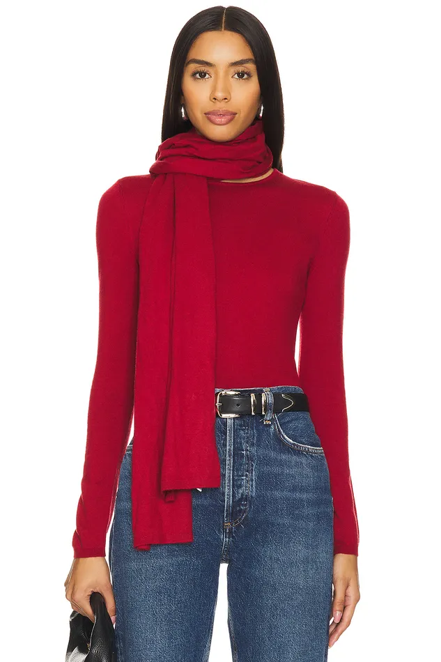 Other Accessories Women Lovers and Friends Emberly Knit Scarf Red