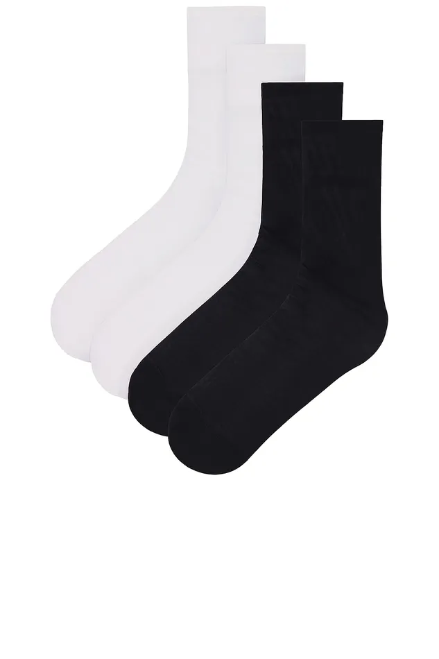 Other Accessories Women Lovers and Friends Gia Knee Sock Pack White and Black Other Accessories Women Lovers and Friends Gia Knee Sock Pack White and Black