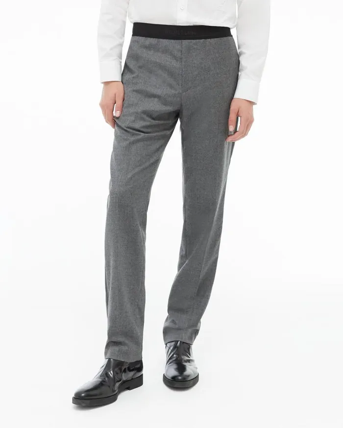 Pants Men Helmut Lang Band Pull On Pants Beuys Grey