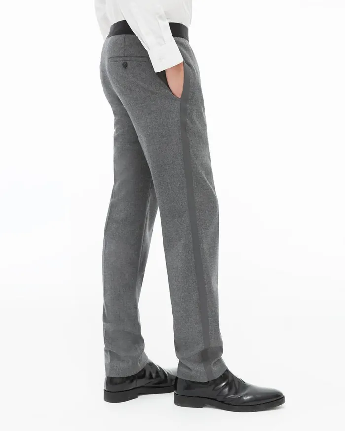 Pants Men Helmut Lang Band Pull On Pants Beuys Grey