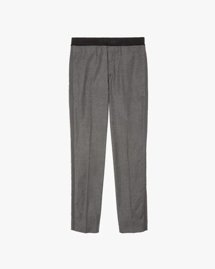 Pants Men Helmut Lang Band Pull On Pants Beuys Grey