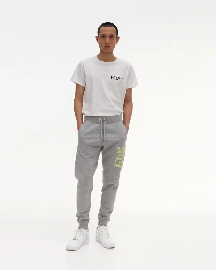 Pants Men Helmut Lang Glowcore Masc Sweatpant Vapor Heather